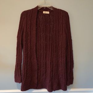 Maroon Cardigan